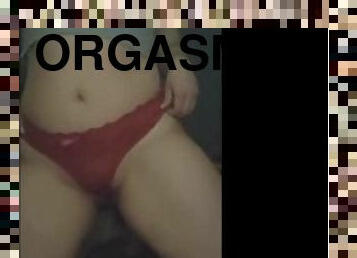 I get hot modeling in lingerie and touch myself to orgasm