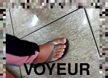 candid brazilian feet