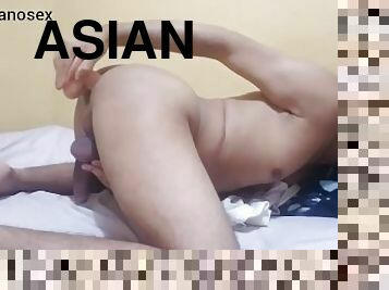 asiatique, public, anal, ejaculation-sur-le-corps, énorme-bite, gay, branlette, gode, fétiche, solo