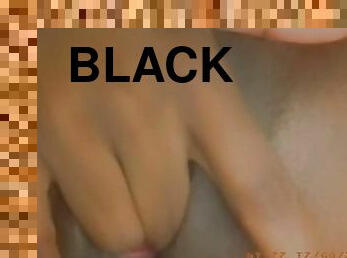 Sexy Black Bald Pussy Being fingered