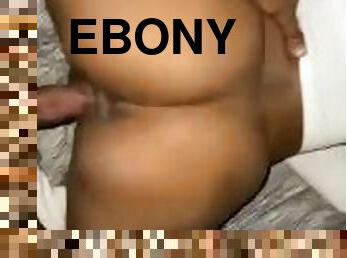 Ebony girl twerking on my dick