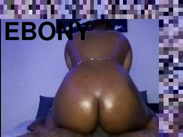 Big ass ebony riding curved bbc