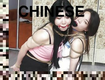 Chinese Bondage - Two Hostages