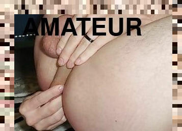 masturbation, amateur, anal, énorme-bite, pute, trou-du-cul, bite