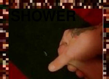*new* Cumshot on towel after shower.