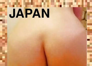 POV of my young cute half Japanese Filipina girlfriend bounce on my dick