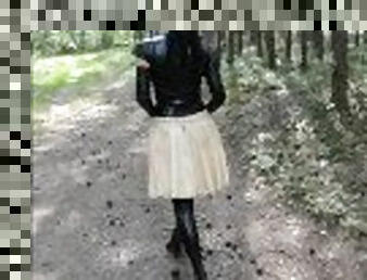 Latex walk in the forest