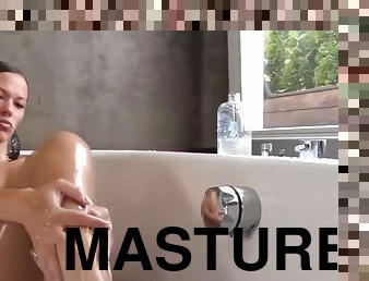 Lauras hot shower masturbating solo