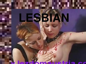 Lesbian Skin Girls Have Bondage Hot Wax Spanking Bdsm Fun