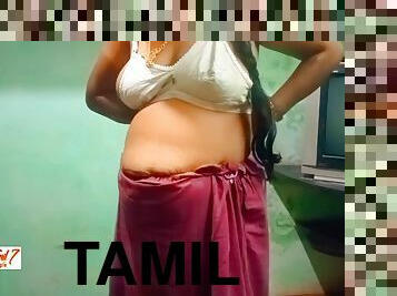 Desi Tamil Teacher Dress Change