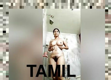 Today Exclusive-sexy Tamil Girl Showing Bathing On Video Call