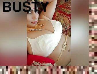 Exclusive- Desi Busty Aunty Exposing Her Big Fucking Boobs