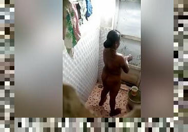 Today Exclusive- Bahbhi Bathing Record By Hidden Cam