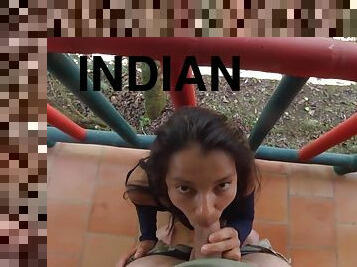 Latina Indian Gets Ass Fucked In A Glampling Hostel