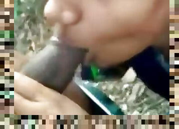 Dehati Outdoor Cock Sucking