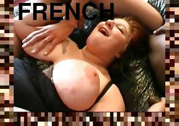 French BBW Vanessa banged by a few guys