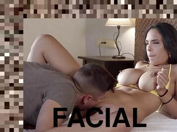 traseiros, teta-grande, puta-slut, facial, morena