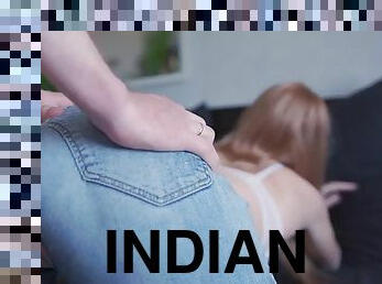 hardcore, hindu-kvinnor, knullande, jeans