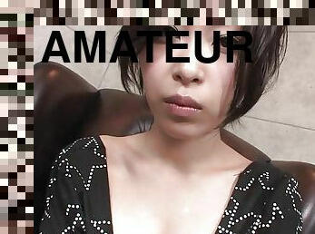 Amateur Japanese Girl With Big Natural Breasts Gives Titjob