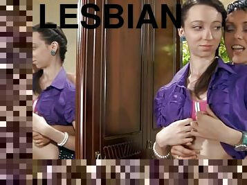 Viola Nimfa & Eighteen Years Old Girl In Lesbian Action