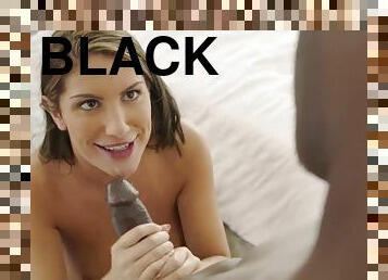 YOUNG SLUT tried big black cock on vacation