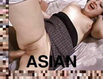 Asian-american Goth Painal hot sex
