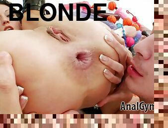 tyłek, duże-cycki, anal, hardcore, blondynka, dziurka-analna