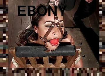 ebony, hardcore, bdsm, svart, slave, ludder, hore, fetisj, bondage, bisarr
