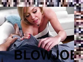 Mom blowjob german cock