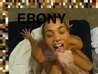 Ebony Butt Twerks On Monster Male Pole - SCREW MOVIE