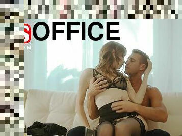 Hot office lady Ashely Lane fucks for profit