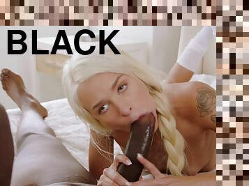 Blondie 18-Years-Old First Experience With Dominant Black Stud