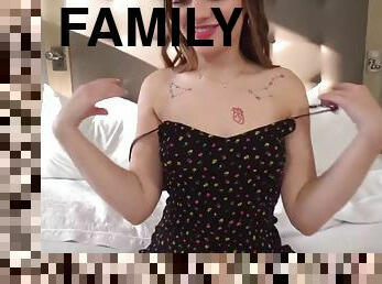 Kinky Family - Sera Ryder - Step sister fucks on cam