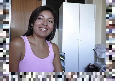 Spanish homemade POV porn with big ass Latina whore
