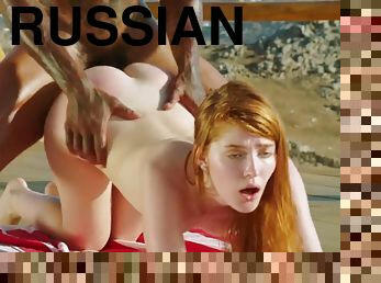 Gorgeous russian model Jia Lissa interracial porn