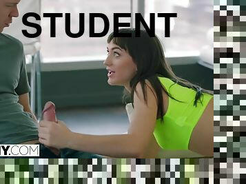 Innocent College Student is Secretly a Rear Having Sex Lover