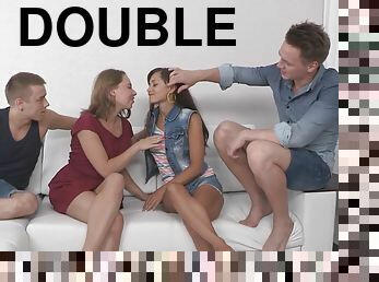Double date and double shagging - foursome sex