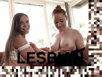 Lily Red and Sofia Lee Hot Lesbian Sex