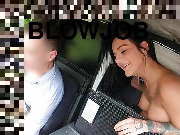 Barbie Esm gets pounded in the fake taxi