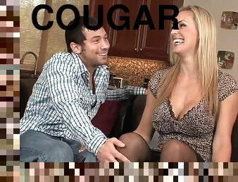 Hot blonde cougar hardcore porn video