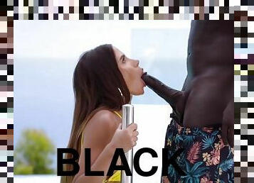 BLACKED Sultry Darkhaired Babe can't Deny her BIG BLACK COCK Cravings - Baby nicols