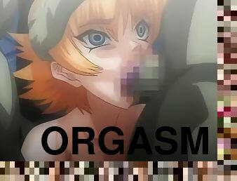 storatuttar, orgasm, avsugning, hardcore, samling, blond, hentai