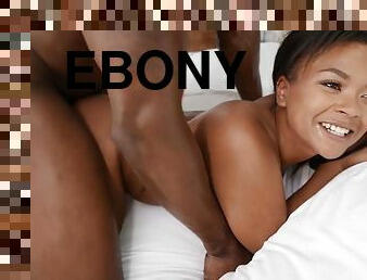 Funny ebony babe Avery Jane hot sex video