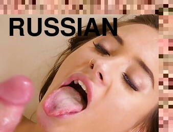 Russian in Hardcore scene - Liya Silver fucking her teacher