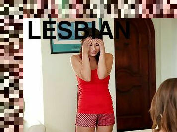 Gorgeous lesbian alluring xxx clip