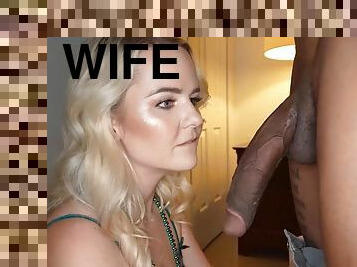 Blond Hair Lady Hotwife Picks Up Huge BIG BLACK PENIS At Party