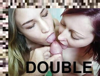 Super Double Sucking Cock Miss Pussycat and Spinner Blake