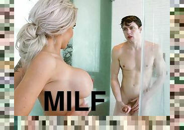 Wonderful shameless MILF Nina Elle mind-blowing porn movie