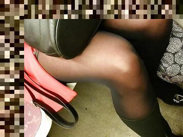 candid pantyhose sexy legs 375