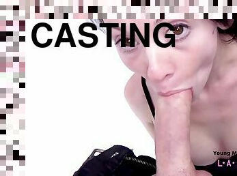 cute girl had copulation at casting audition